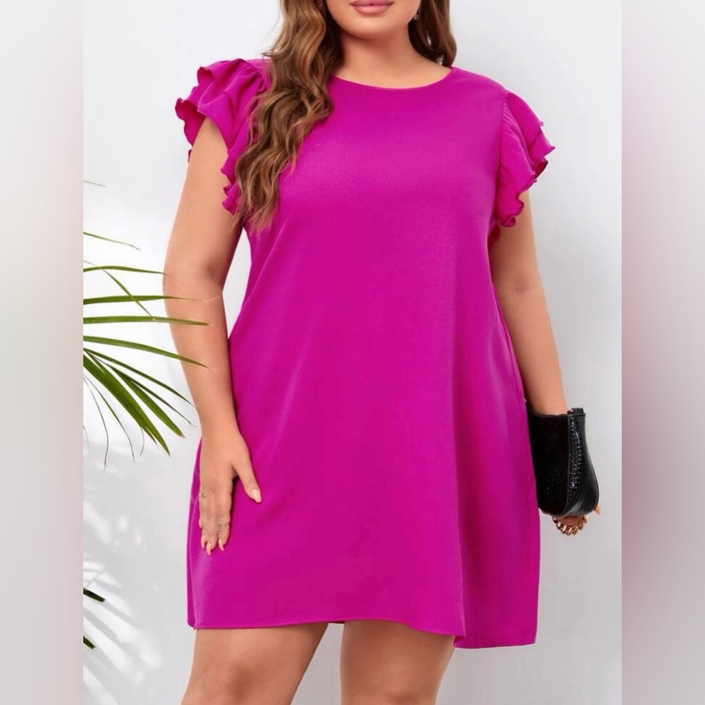 Layered casual tunic dress